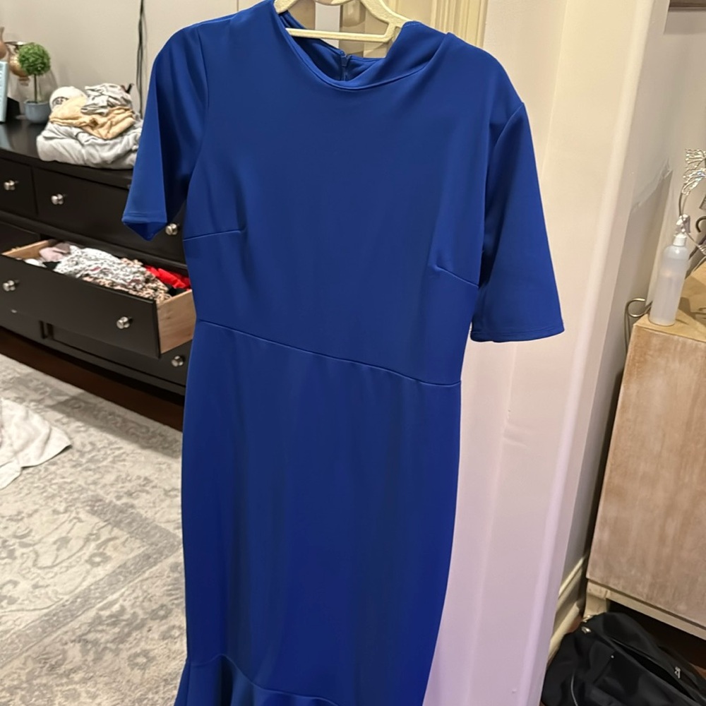 Blue dress